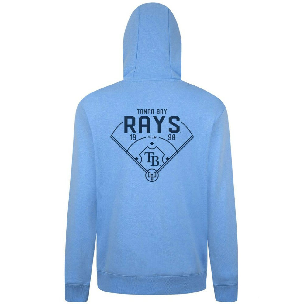 Tampa Bay Rays Levelwear Podium Primary Pullover Hoodie - MLB Hoodies