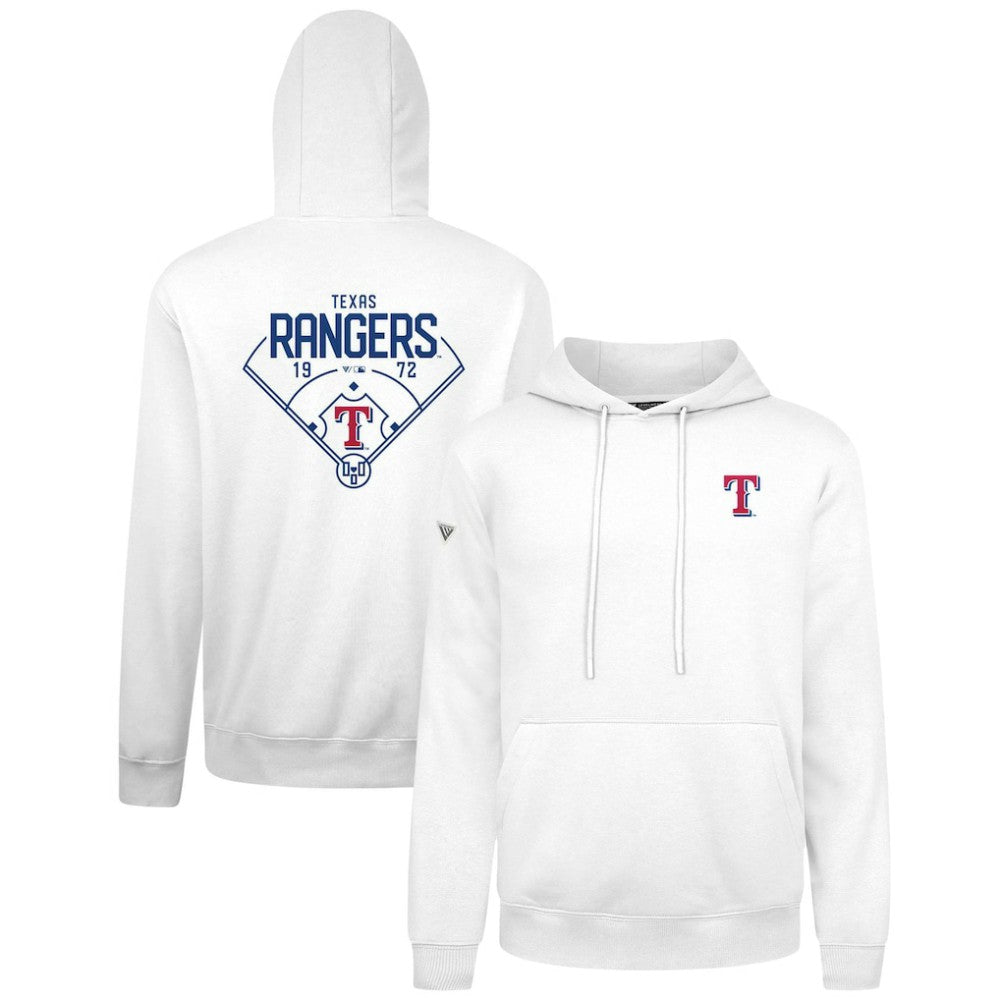 Texas Rangers Levelwear Podium Primary Pullover Hoodie - MLB Hoodies