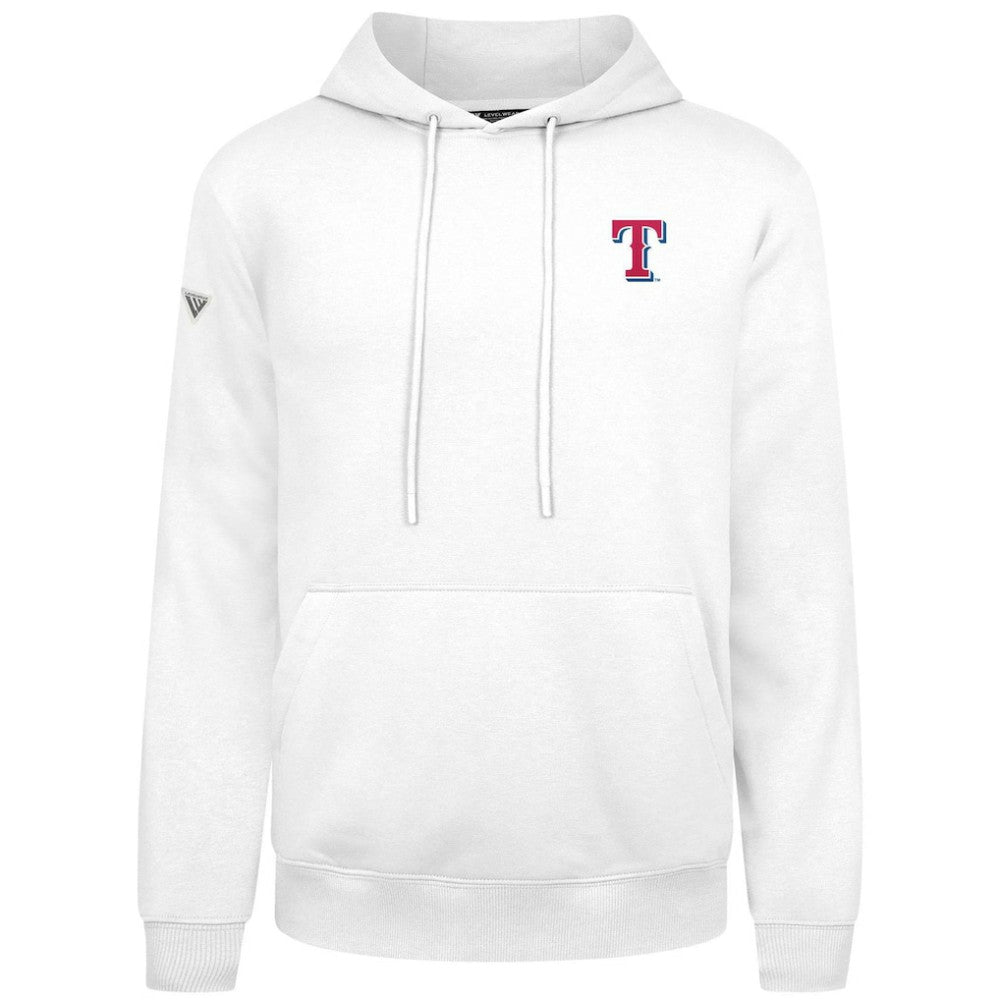 Texas Rangers Levelwear Podium Primary Pullover Hoodie - MLB Hoodies