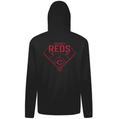 Cincinnati Reds Levelwear Podium Primary Pullover Hoodie - MLB Hoodies
