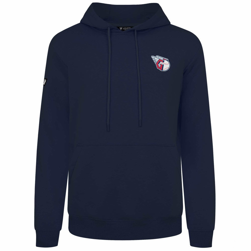 Cleveland Guardians Levelwear Podium Primary Pullover Hoodie - MLB Hoodies
