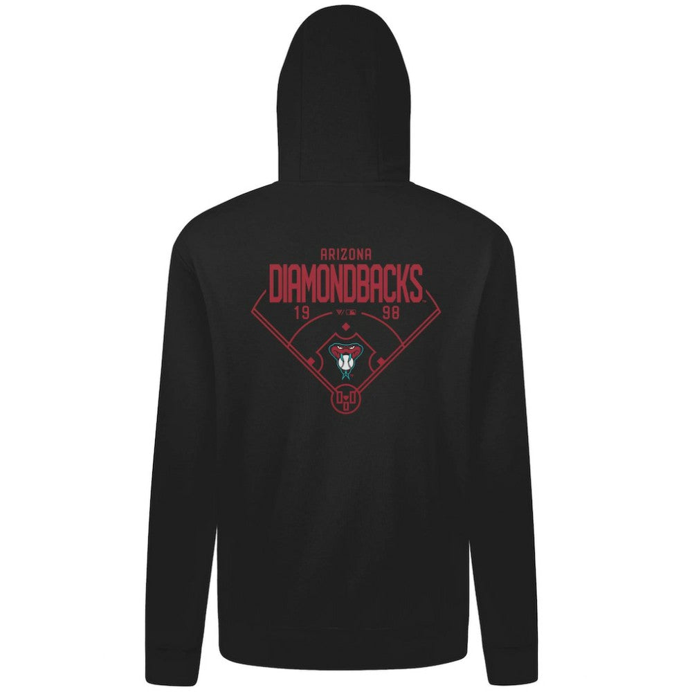 Arizona Diamondbacks Levelwear Podium Primary Pullover Hoodie - MLB Hoodies