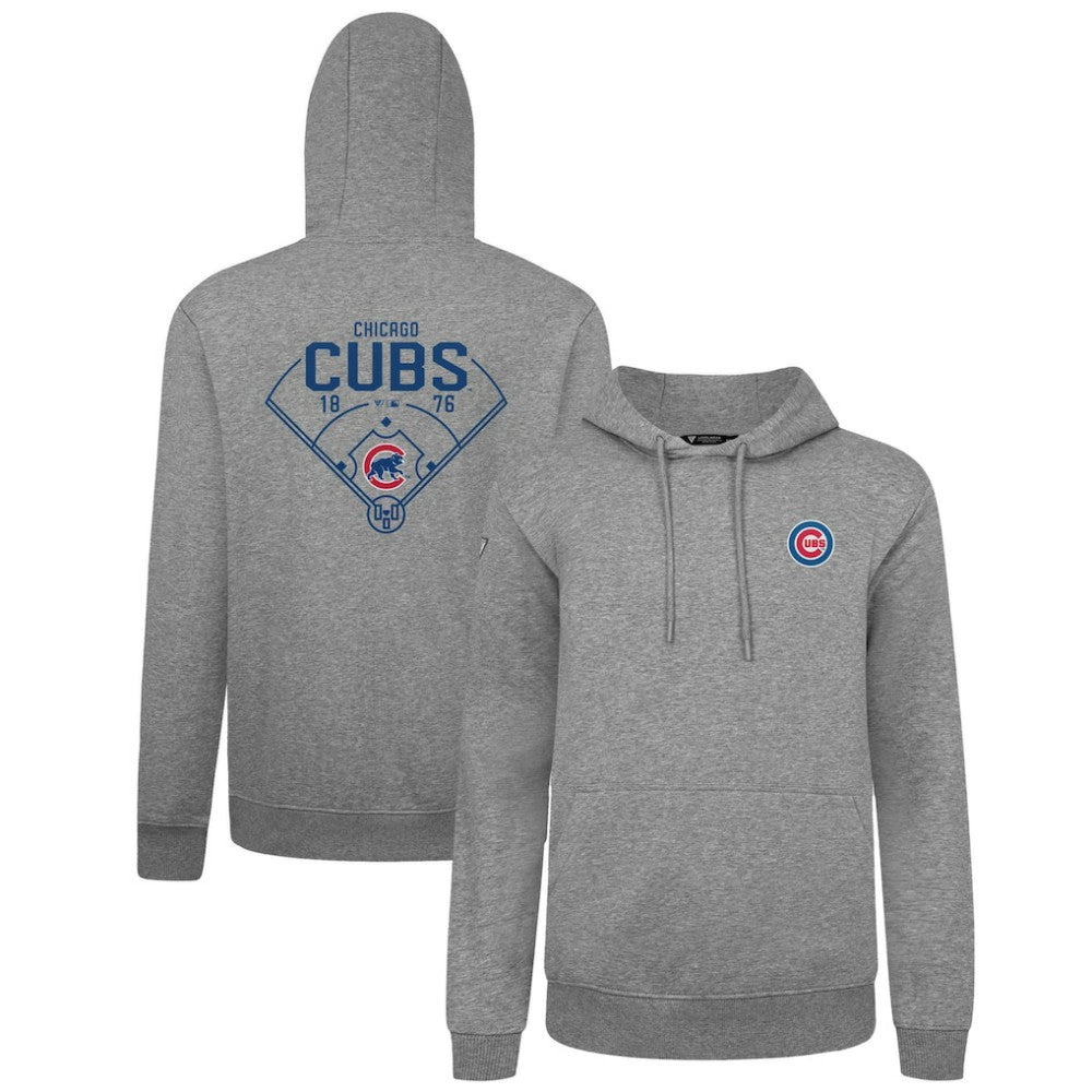 Chicago Cubs Levelwear Podium Primary Pullover Hoodie - MLB Hoodies