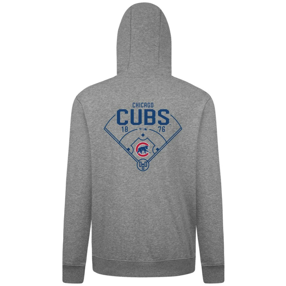 Chicago Cubs Levelwear Podium Primary Pullover Hoodie - MLB Hoodies