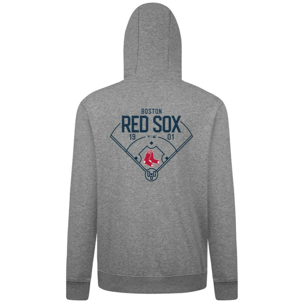 Boston Red Sox Levelwear Podium Primary Pullover Hoodie - MLB Hoodies