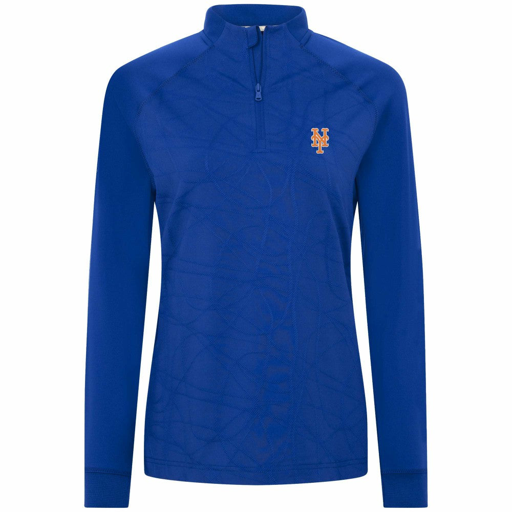 New York Mets Levelwear Women's Amethyst Insignia 2.0 Quarter-Zip Jacket - MLB Jackets