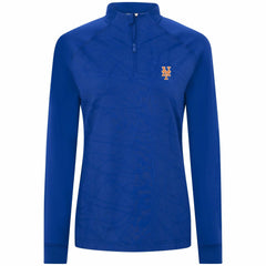 New York Mets Levelwear Women's Amethyst Insignia 2.0 Quarter-Zip Jacket - MLB Jackets