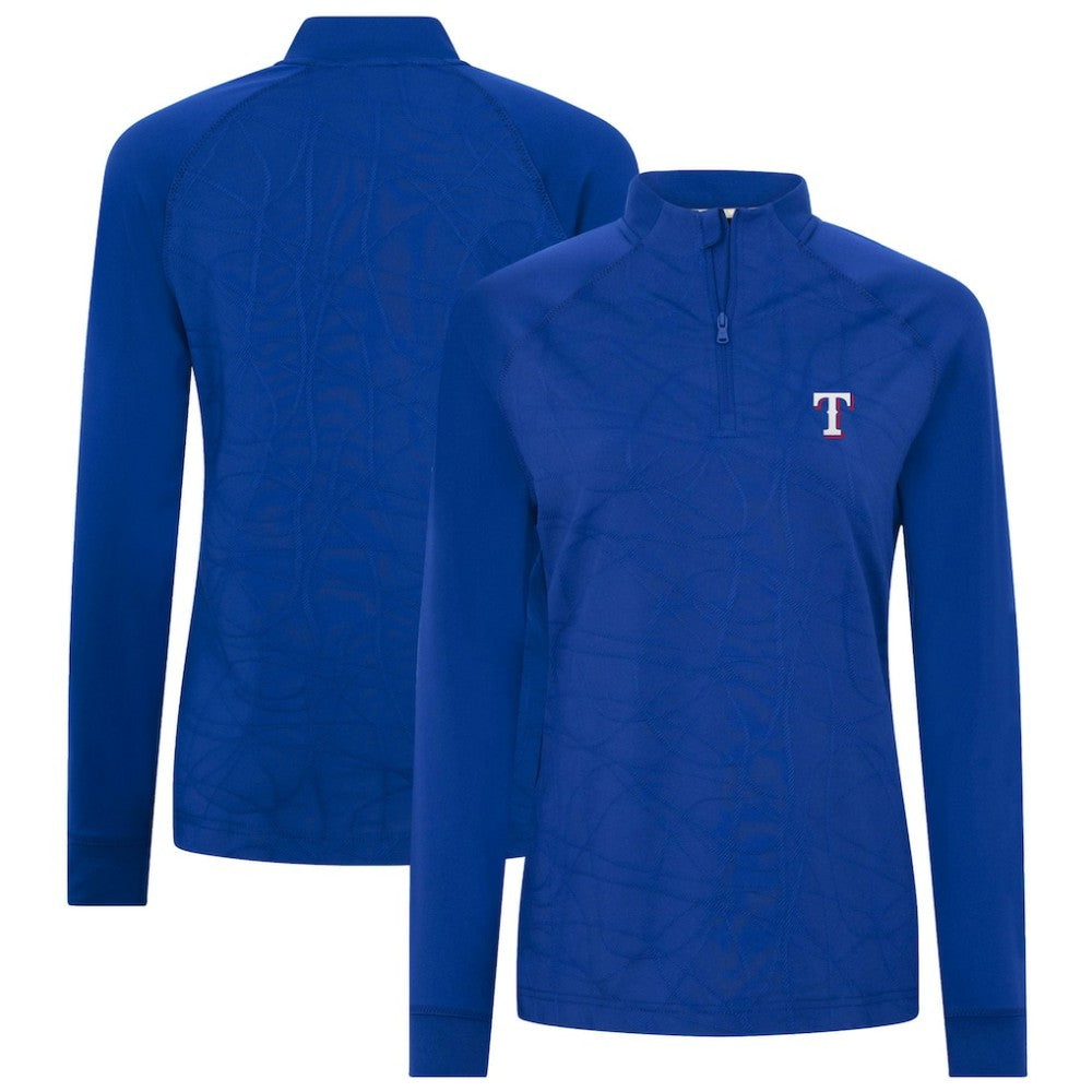 Texas Rangers Levelwear Women's Amethyst Insignia 2.0 Quarter-Zip Jacket - MLB Jackets