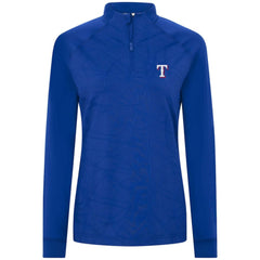 Texas Rangers Levelwear Women's Amethyst Insignia 2.0 Quarter-Zip Jacket - MLB Jackets