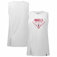 Los Angeles Angels Levelwear Women's Influx Home Field Tank Top - MLB Tanks