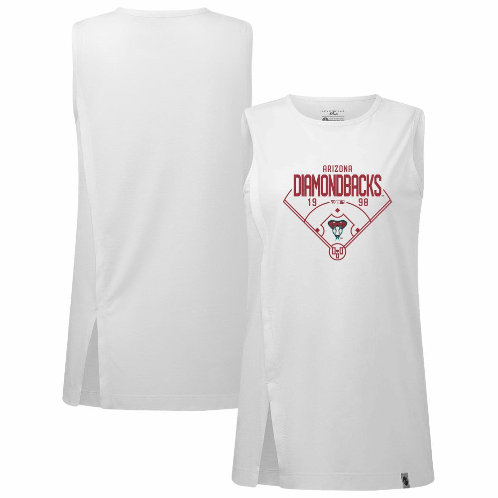 Arizona Diamondbacks Levelwear Women's Influx Home Field Tank Top - MLB Tanks