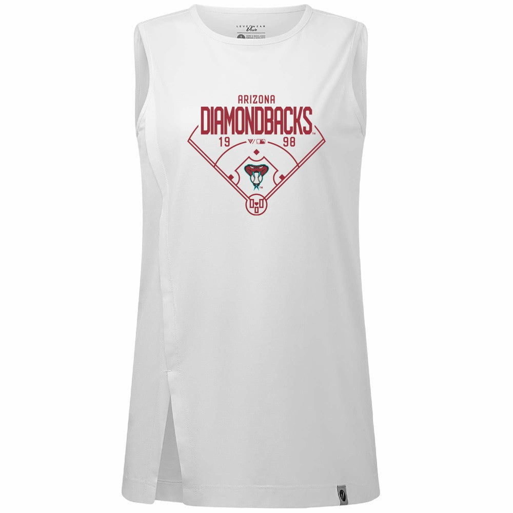 Arizona Diamondbacks Levelwear Women's Influx Home Field Tank Top - MLB Tanks