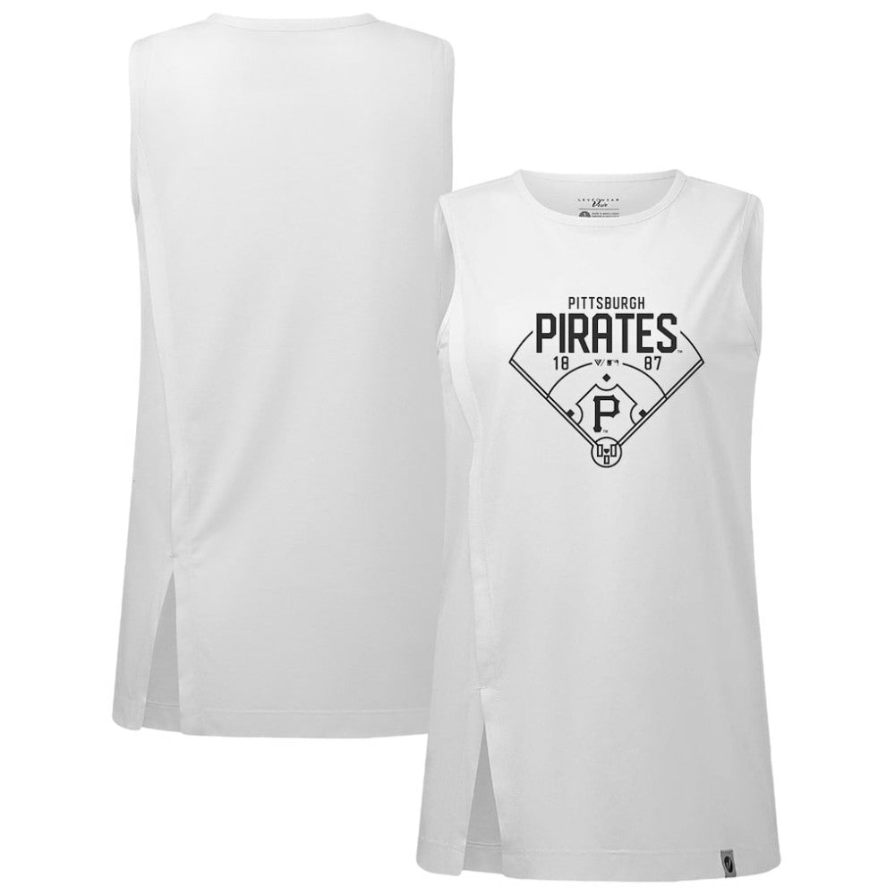 Pittsburgh Pirates Levelwear Women's Influx Home Field Tank Top - MLB Tanks