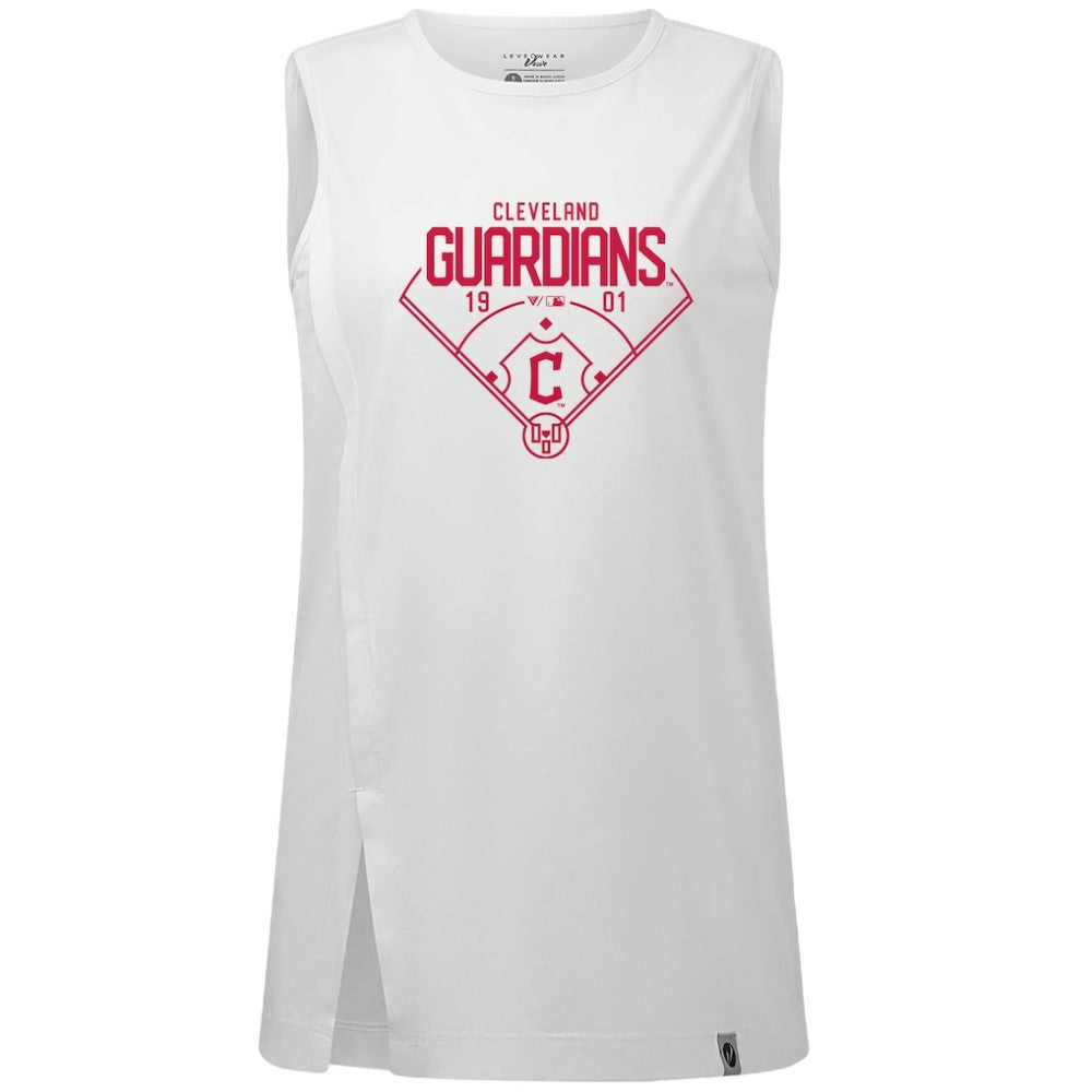 Cleveland Guardians Levelwear Women's Influx Home Field Tank Top - MLB Tanks
