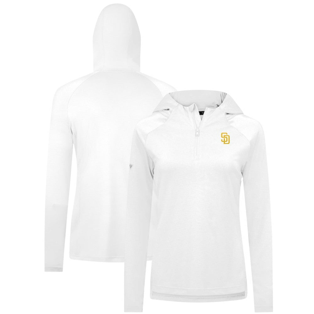 San Diego Padres Levelwear Women's Raven Insignia 2.0 Quarter-Zip Jacket - MLB Jackets
