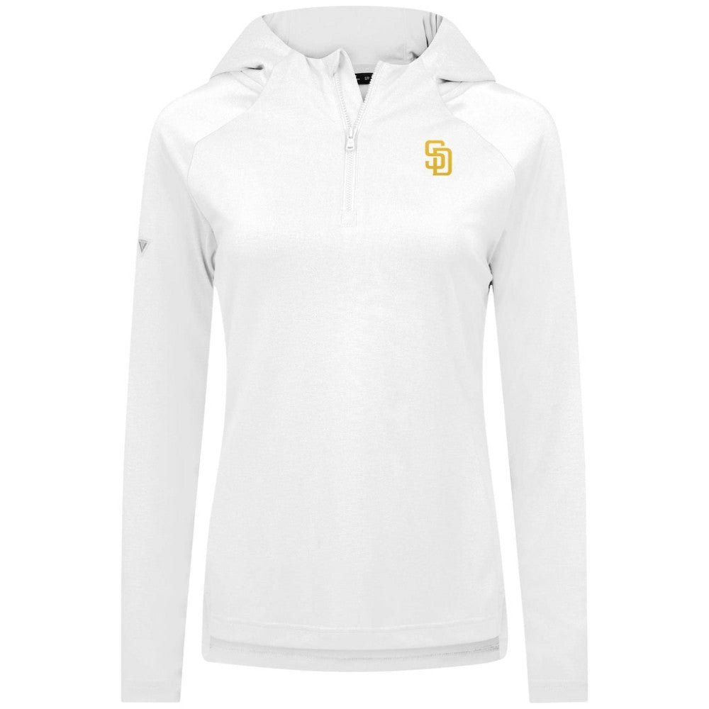 San Diego Padres Levelwear Women's Raven Insignia 2.0 Quarter-Zip Jacket - MLB Jackets