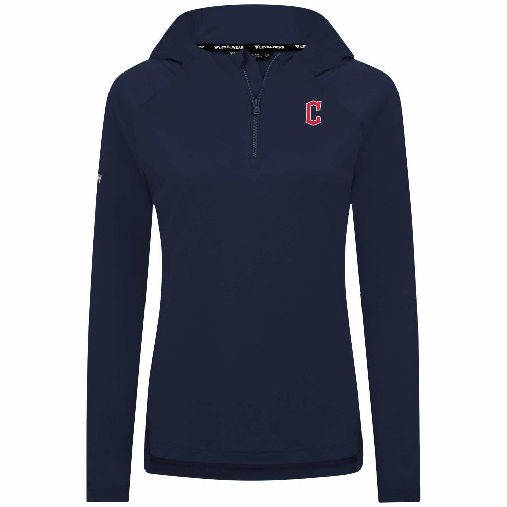 Cleveland Guardians Levelwear Women's Raven Insignia 2.0 Quarter-Zip Jacket - MLB Jackets