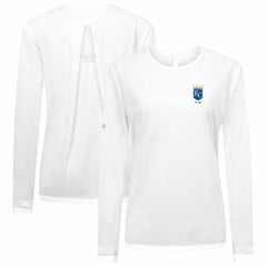 Kansas City Royals Levelwear Women's Sequoia Primary Logo Long Sleeve T-Shirt - MLB T-shirts