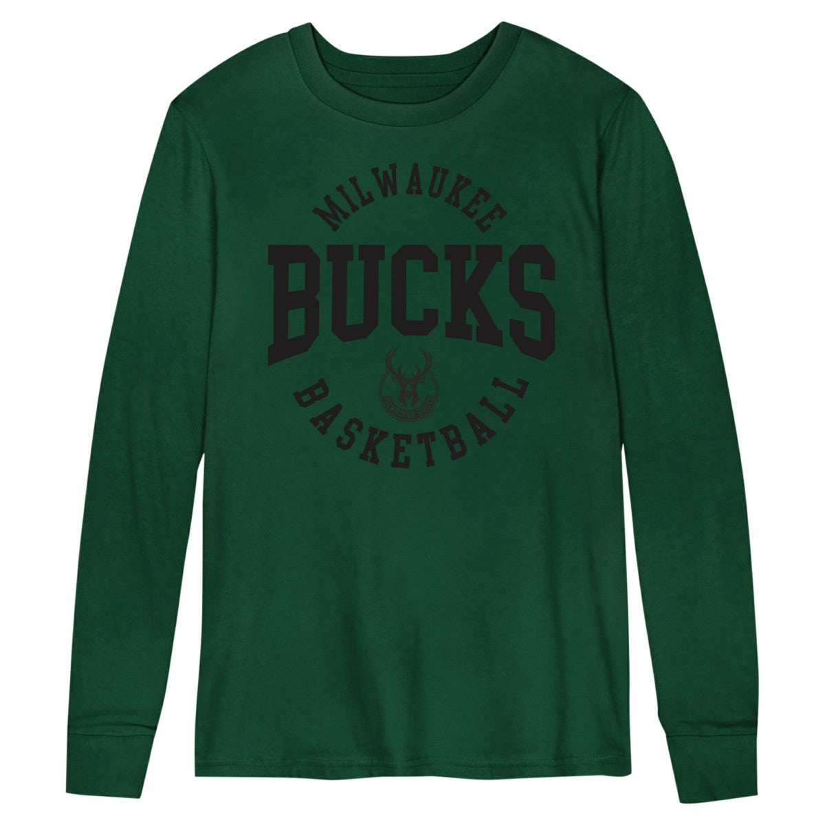 Hunter Green Milwaukee Bucks Preschool Around the Block Long Sleeve T-Shirt | NBA