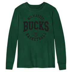 Hunter Green Milwaukee Bucks Preschool Around the Block Long Sleeve T-Shirt | NBA