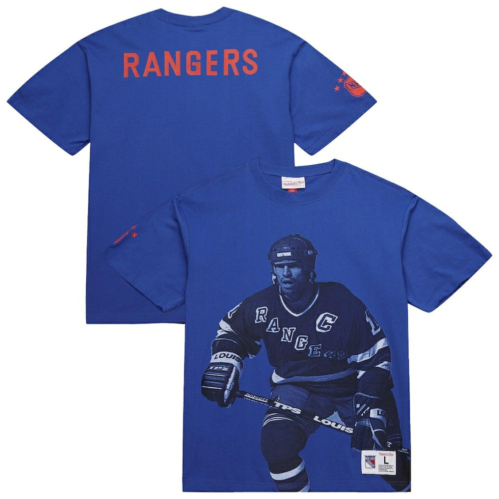 Mark Messier New York Rangers Mitchell & Ness NHL Ultimate Player Vintage Logo T-Shirt -  NHL T-shirts