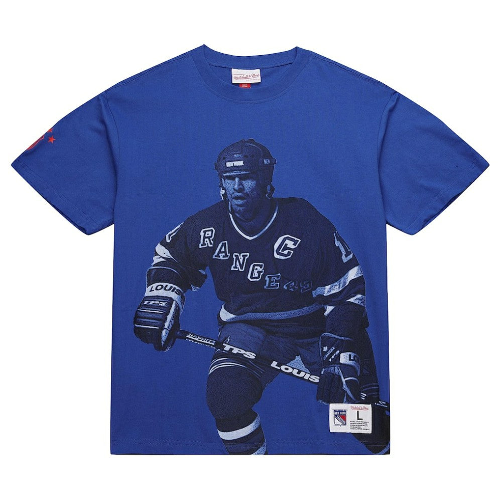 Mark Messier New York Rangers Mitchell & Ness NHL Ultimate Player Vintage Logo T-Shirt -  NHL T-shirts