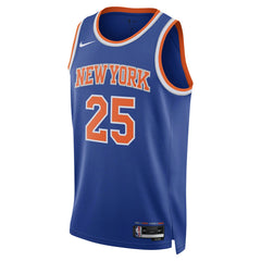 Blue Mikal Bridges New York Knicks Unisex 2024 Offseason Addition Swingman Jersey | NBA