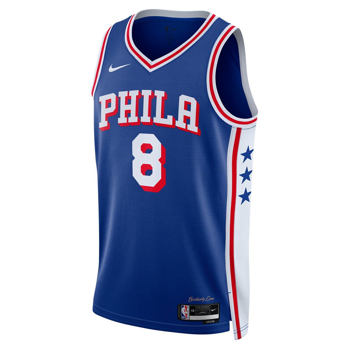 Royal Paul George Philadelphia 76ers Unisex 2024 Offseason Addition Swingman Jersey | NBA