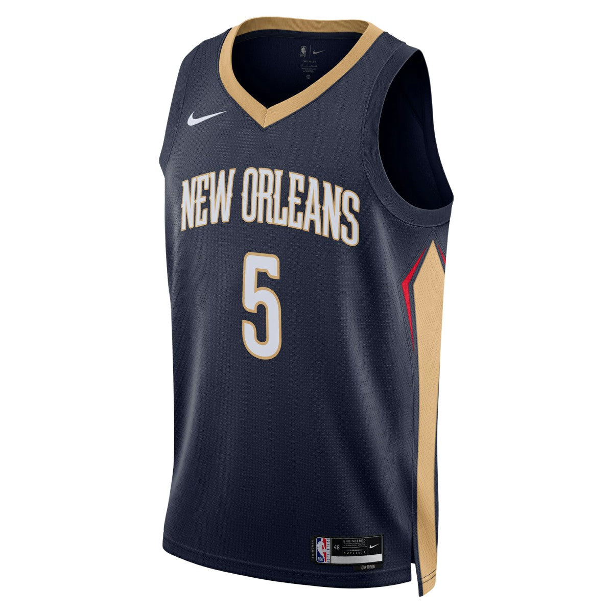 Navy Dejounte Murray New Orleans Pelicans Unisex 2024 Offseason Addition Swingman Jersey | NBA