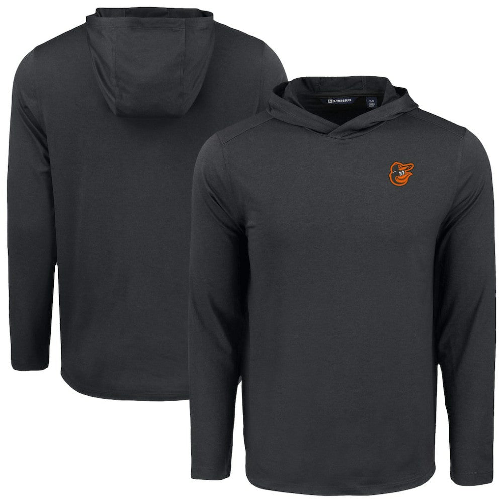 Baltimore Orioles Cutter & Buck Coastline Epic Comfort Recycled Eco Hoodie Long Sleeve T-Shirt - MLB Hoodies