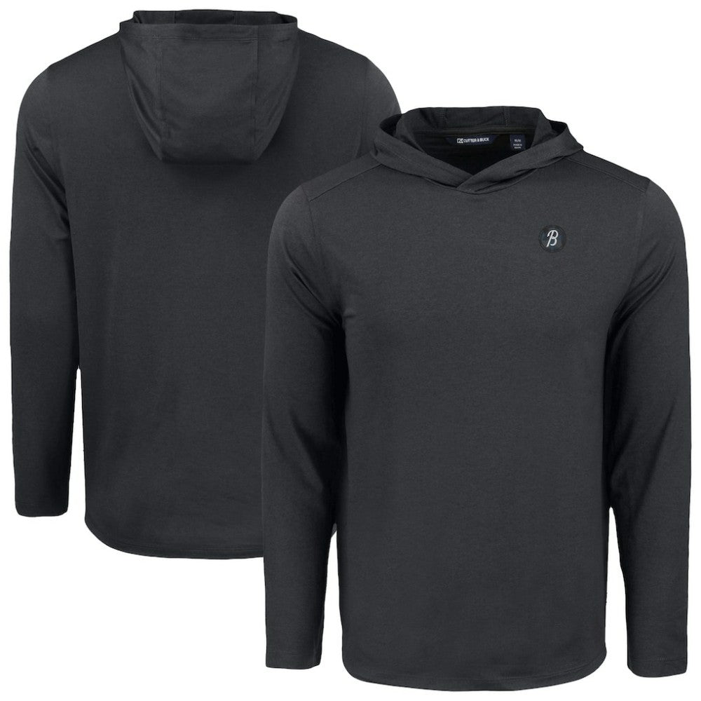 Baltimore Orioles Cutter & Buck Coastline Epic Comfort Recycled Eco Hoodie Long Sleeve T-Shirt - MLB Hoodies