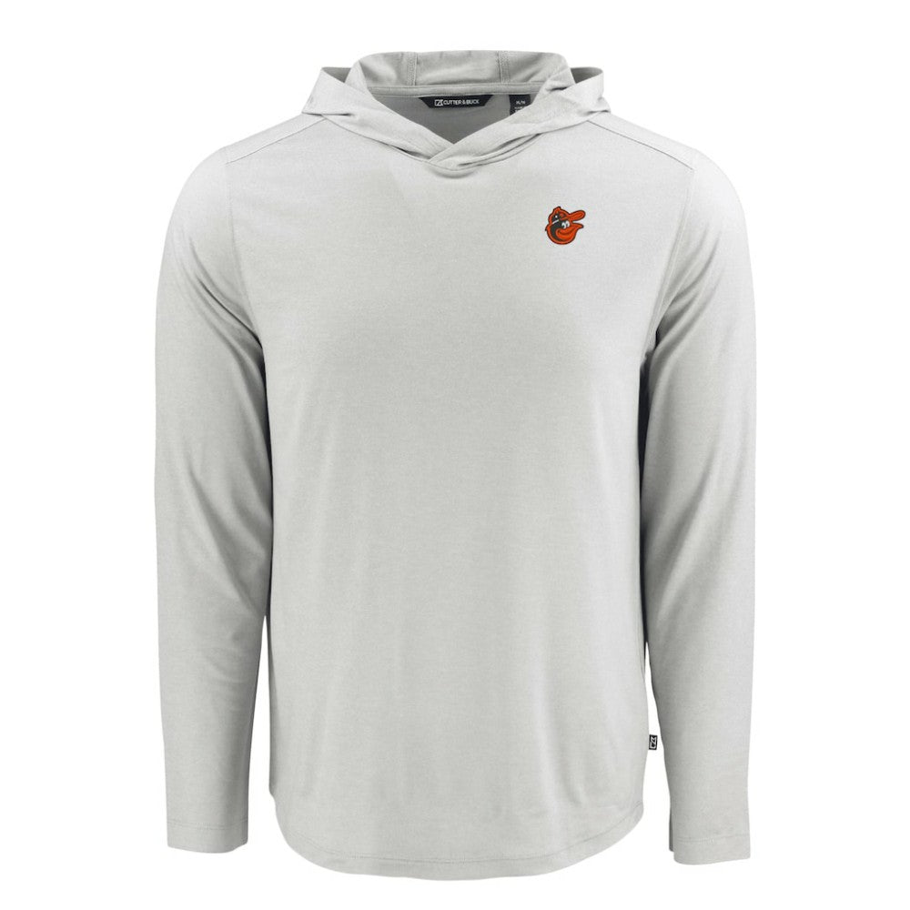 Baltimore Orioles Cutter & Buck Coastline Epic Comfort Recycled Eco Hoodie Long Sleeve T-Shirt - MLB Hoodies