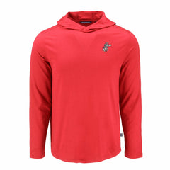 Cincinnati Reds Cutter & Buck Coastline Epic Comfort Recycled Eco Hoodie Long Sleeve T-Shirt - MLB Hoodies