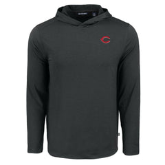 Cincinnati Reds Cutter & Buck Coastline Epic Comfort Recycled Eco Hoodie Long Sleeve T-Shirt - MLB Hoodies
