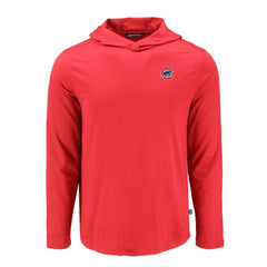 Chicago Cubs Cutter & Buck Coastline Epic Comfort Recycled Eco Hoodie Long Sleeve T-Shirt - MLB Hoodies