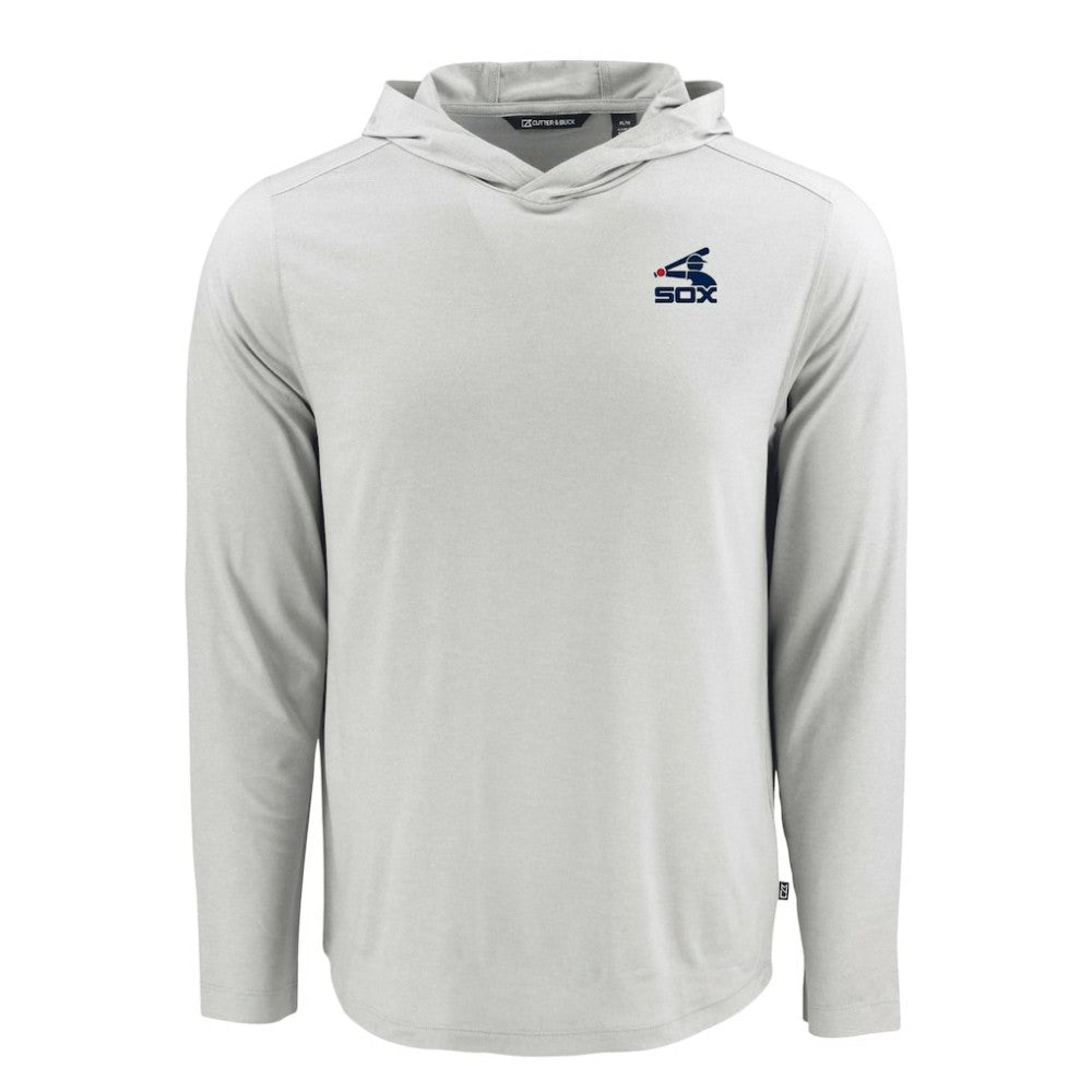 Chicago White Sox Cutter & Buck Coastline Epic Comfort Recycled Eco Hoodie Long Sleeve T-Shirt - MLB Hoodies