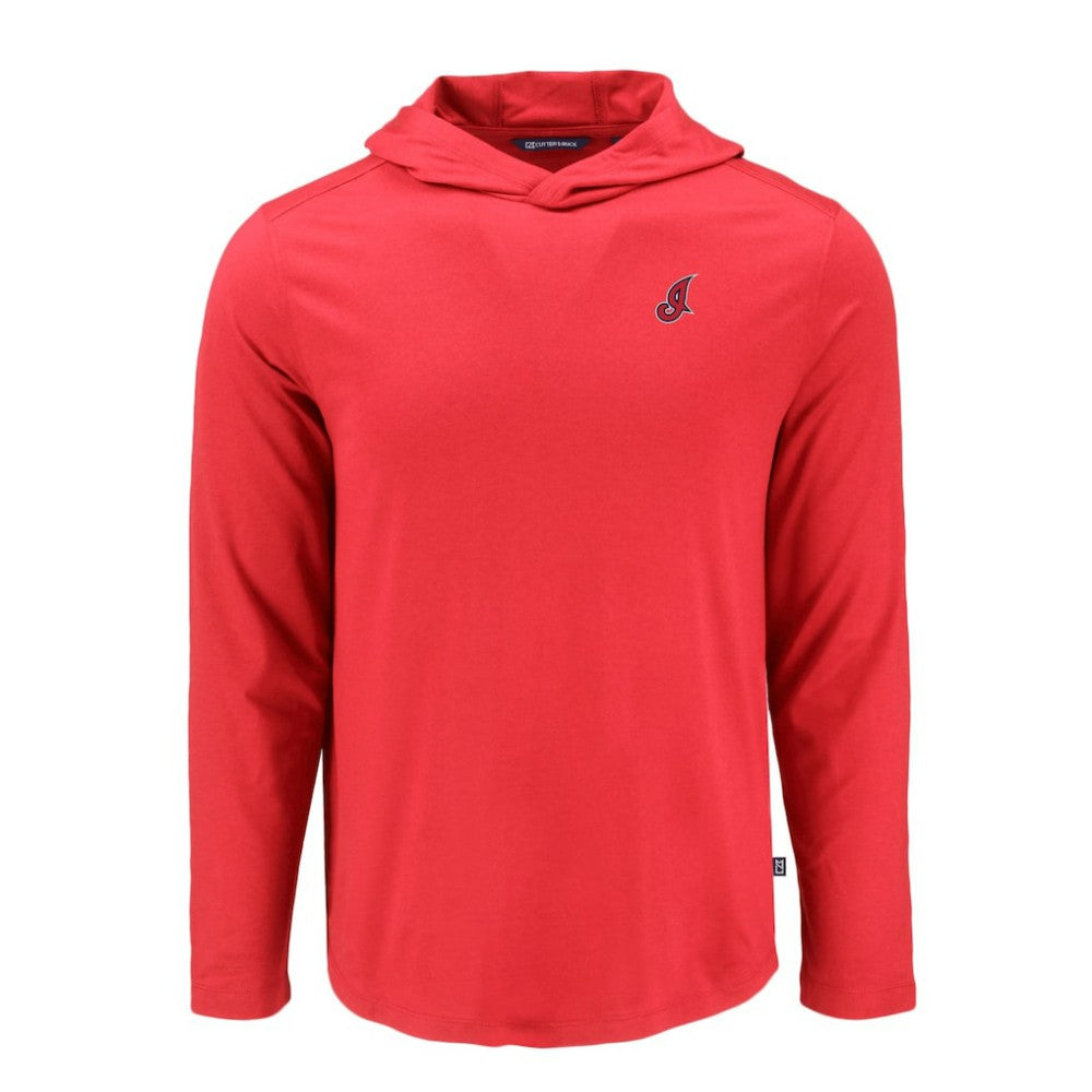 Cleveland Guardians Cutter & Buck Coastline Epic Comfort Recycled Eco Hoodie Long Sleeve T-Shirt - MLB Hoodies