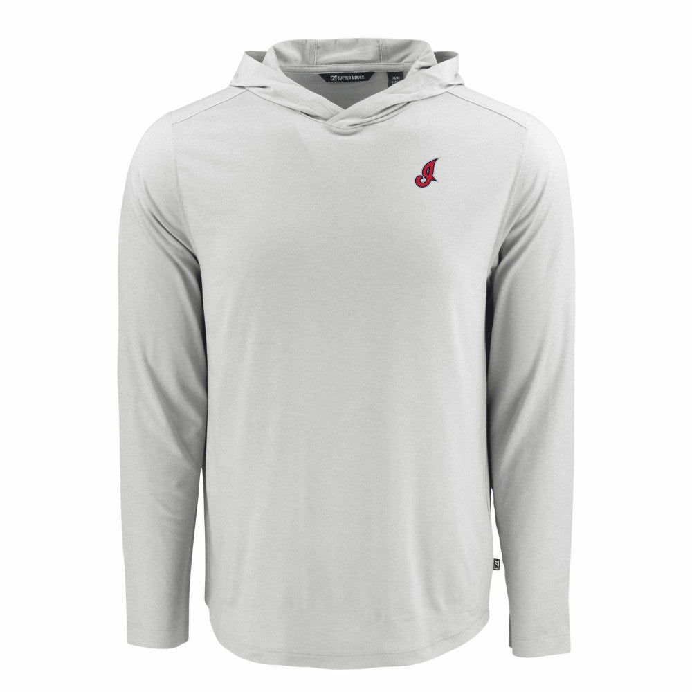 Cleveland Guardians Cutter & Buck Coastline Epic Comfort Recycled Eco Hoodie Long Sleeve T-Shirt - MLB Hoodies