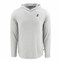 Cleveland Guardians Cutter & Buck Coastline Epic Comfort Recycled Eco Hoodie Long Sleeve T-Shirt - MLB Hoodies