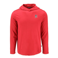 Detroit Tigers Cutter & Buck Coastline Epic Comfort Recycled Eco Hoodie Long Sleeve T-Shirt - MLB Hoodies