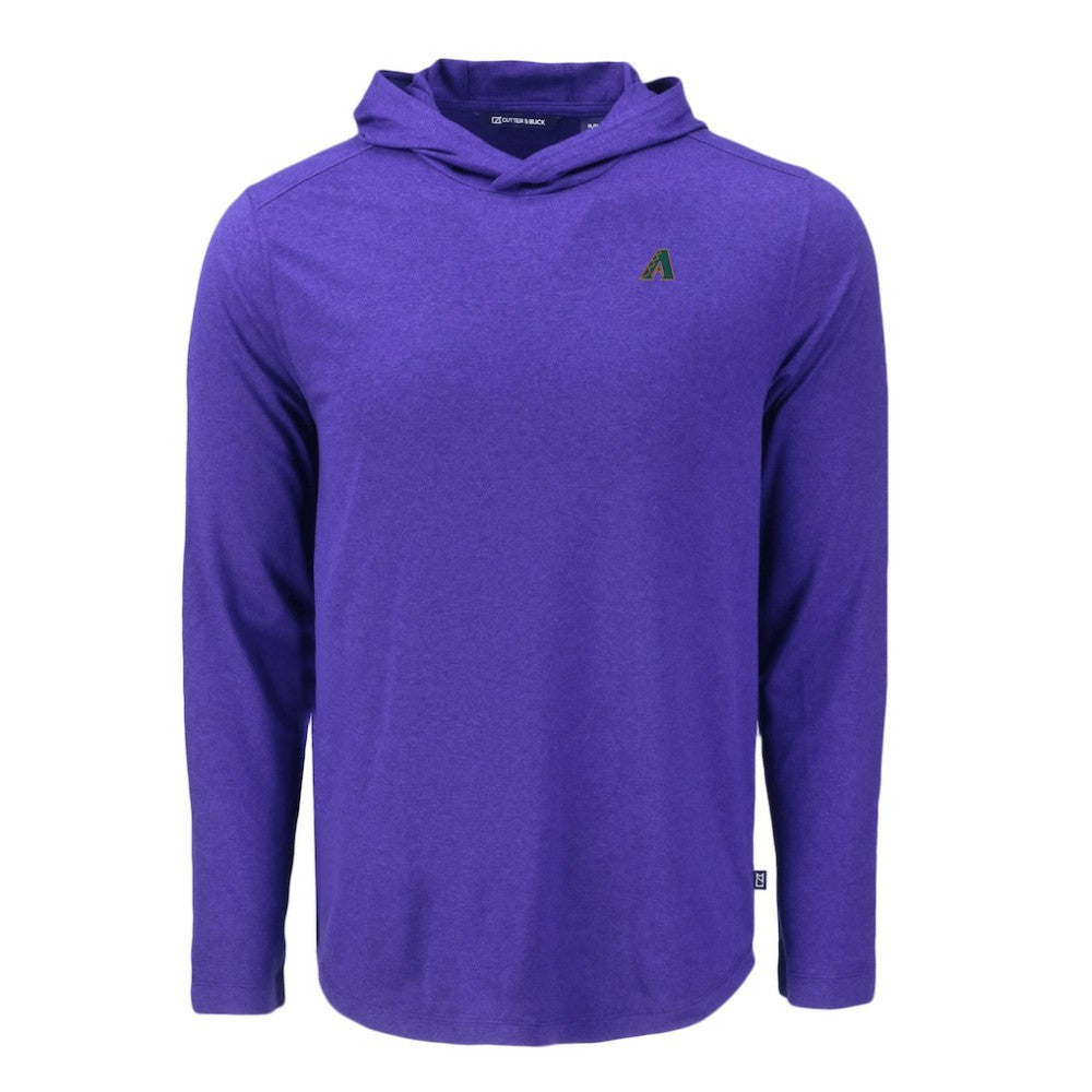 Arizona Diamondbacks Cutter & Buck Coastline Epic Comfort Recycled Eco Hoodie Long Sleeve T-Shirt - MLB Hoodies
