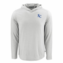 Kansas City Royals Cutter & Buck Coastline Epic Comfort Recycled Eco Hoodie Long Sleeve T-Shirt - MLB Hoodies