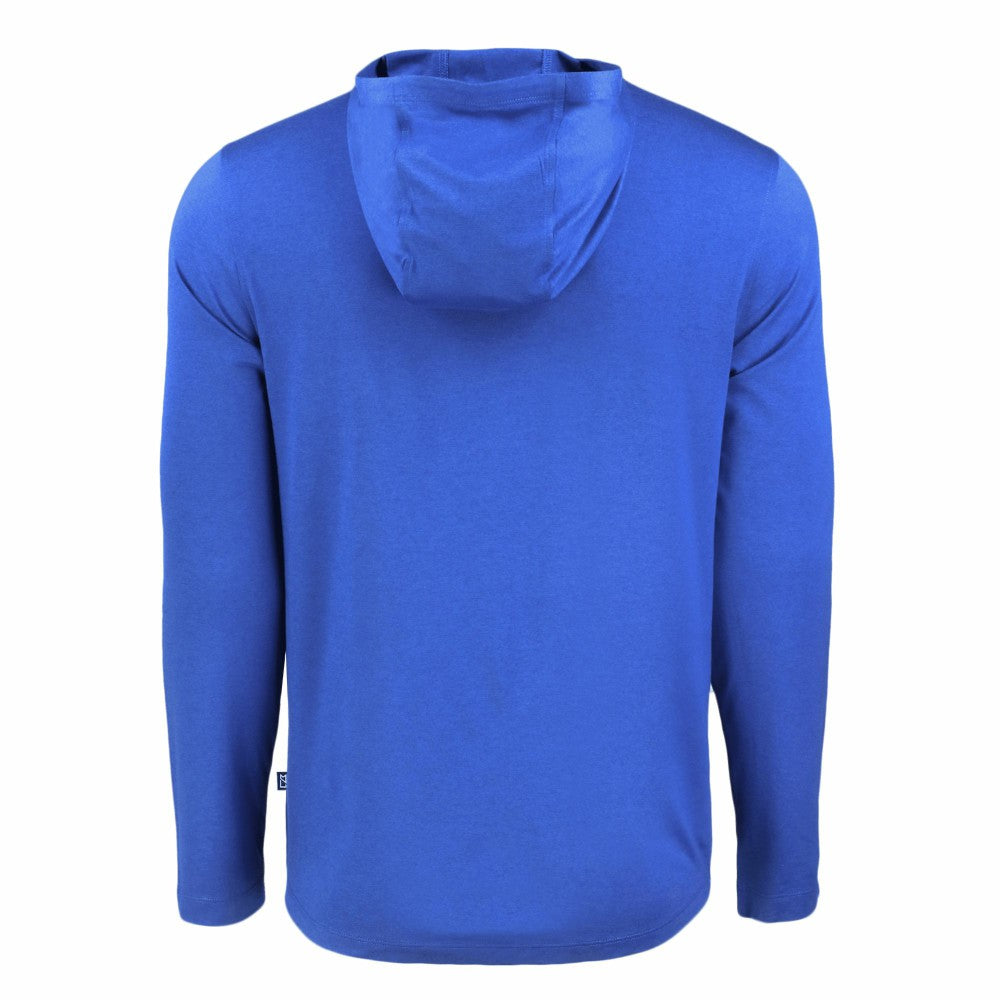 Milwaukee Brewers Cutter & Buck Coastline Epic Comfort Recycled Eco Hoodie Long Sleeve T-Shirt - MLB Hoodies