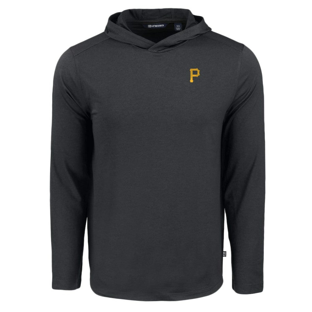 Pittsburgh Pirates Cutter & Buck Coastline Epic Comfort Recycled Eco Hoodie Long Sleeve T-Shirt - MLB Hoodies