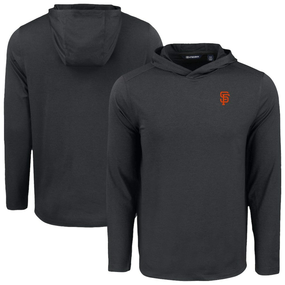San Francisco Giants Cutter & Buck Coastline Epic Comfort Recycled Eco Hoodie Long Sleeve T-Shirt - MLB Hoodies