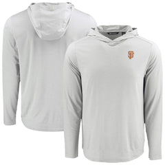 San Francisco Giants Cutter & Buck Coastline Epic Comfort Recycled Eco Hoodie Long Sleeve T-Shirt - MLB Hoodies