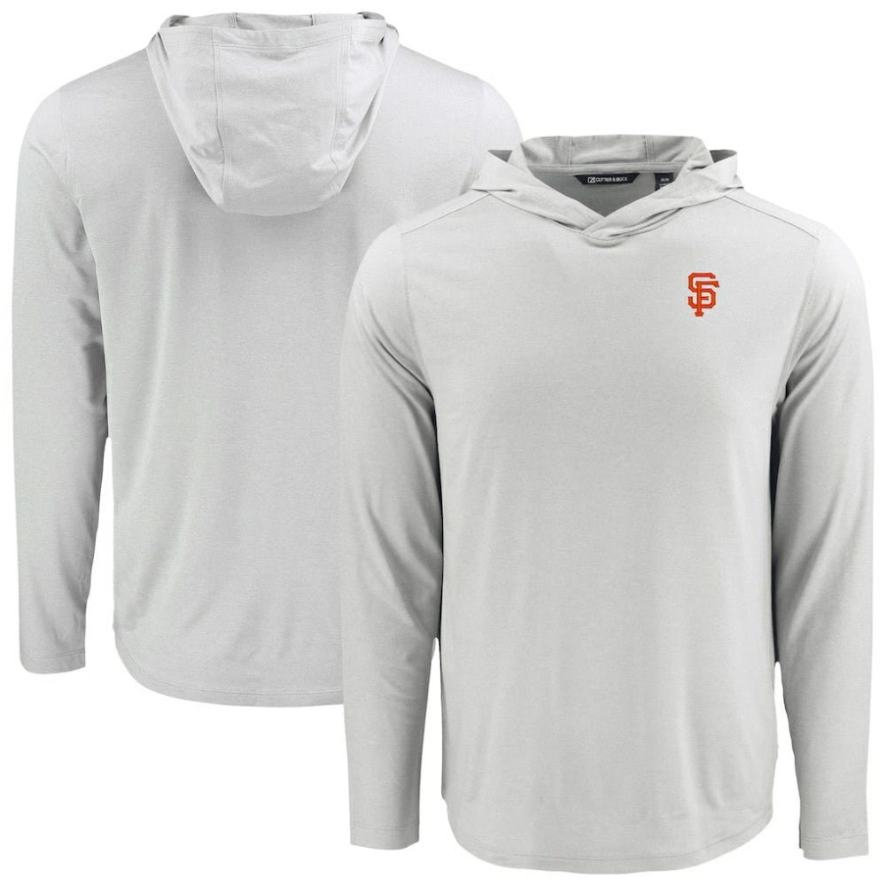 San Francisco Giants Cutter & Buck Coastline Epic Comfort Recycled Eco Hoodie Long Sleeve T-Shirt - MLB Hoodies