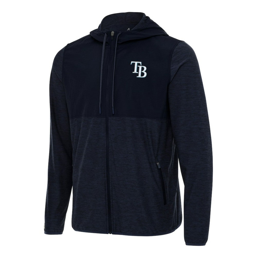 Tampa Bay Rays Antigua Sway Full-Zip Hoodie - MLB Hoodies