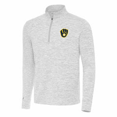 Milwaukee Brewers Antigua Cause Quarter-Zip Top - MLB Tops