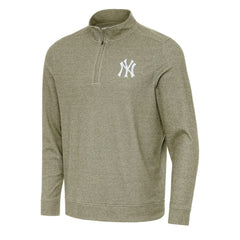 New York Yankees Antigua Subtle Quarter-Zip Sweatshirt - MLB Sweatshirts